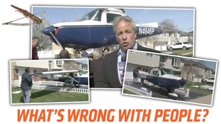 Town Full Of Jackasses Dismantles Man's Plane In His Driveway